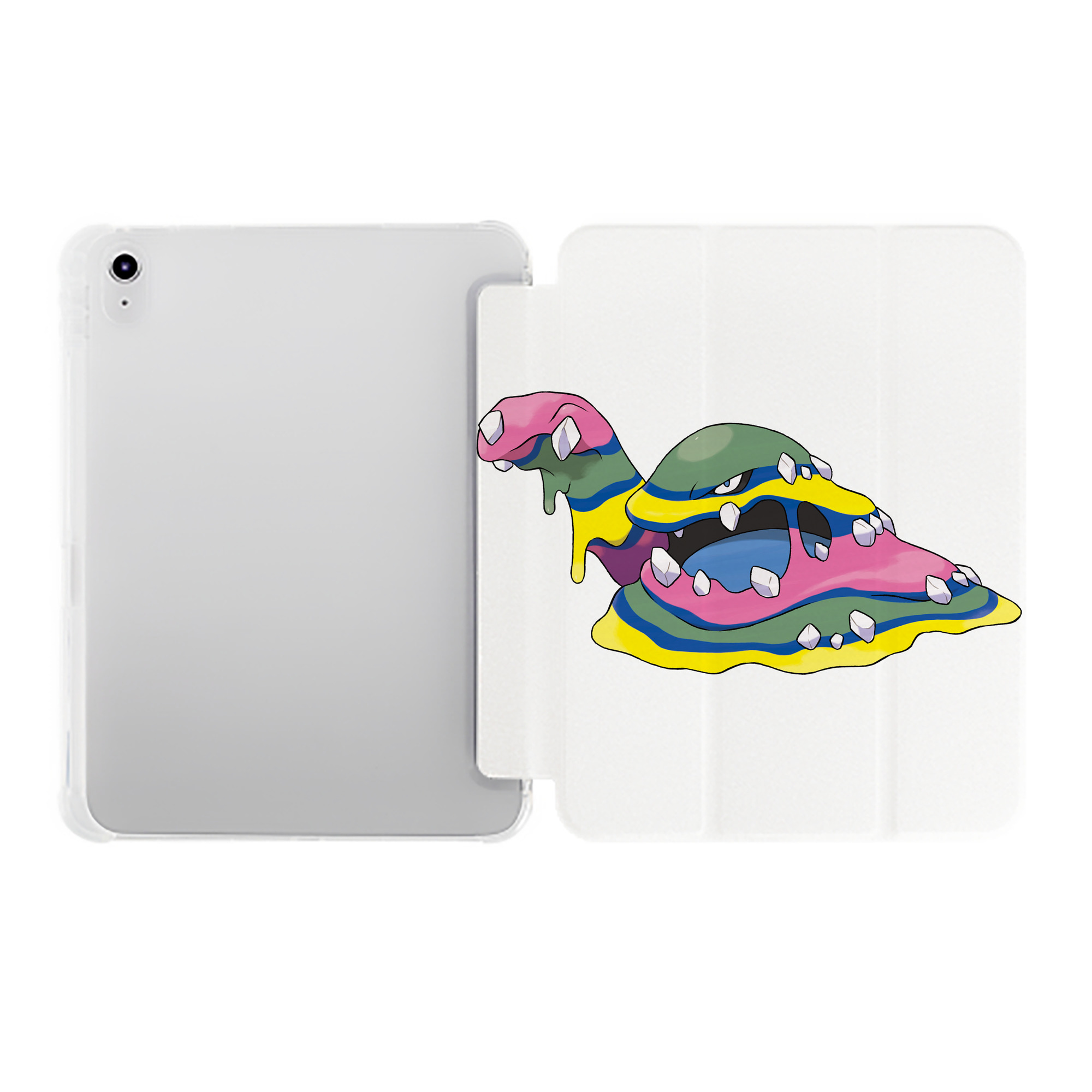 （画像用） ポケットモンスター Pokémon IPad ケース ペン収納付き 三つ折りスタンド PUレザー×シリコン 対応機種9.5/10.5/10.9インチ